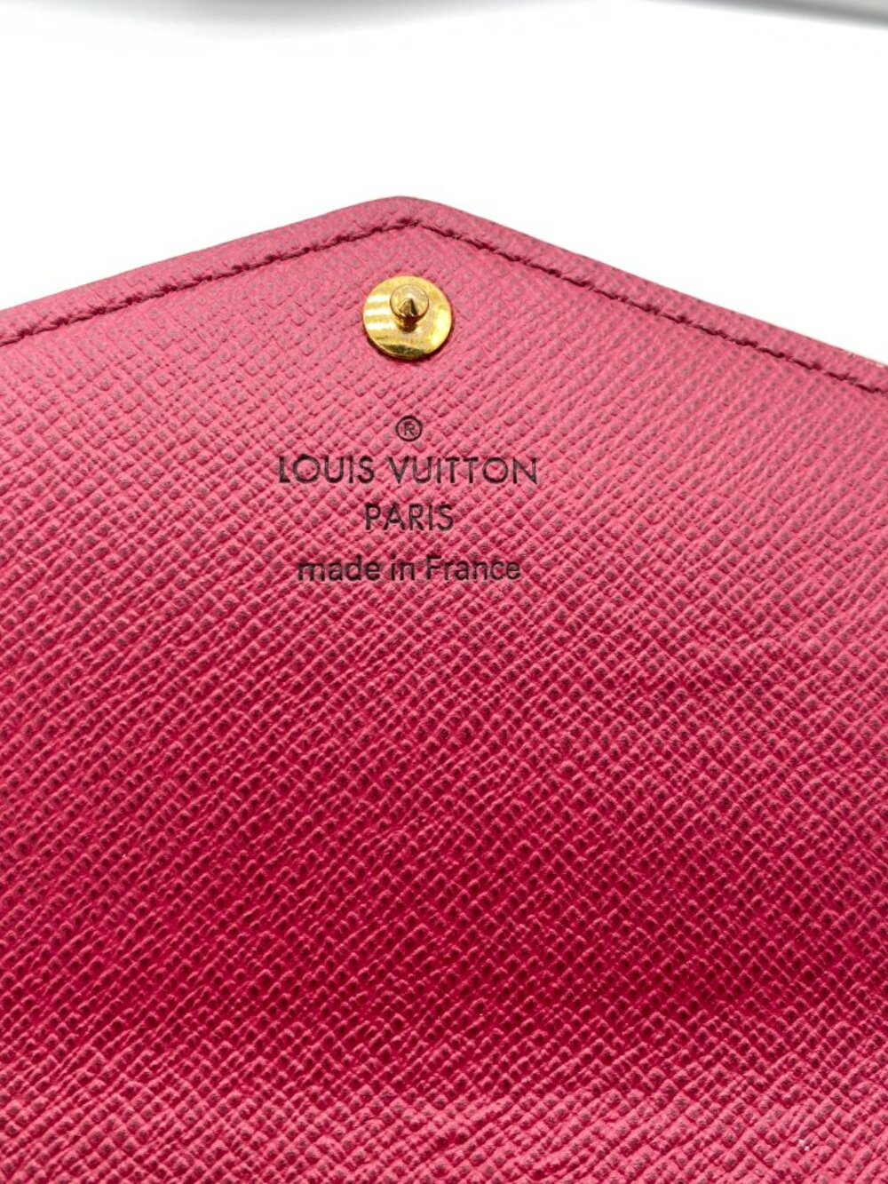 Louis Vuitton Sarah Wallet | Monogram Canvas Fuchsia Interior 🌺 Rosalie - Picture 8 of 14